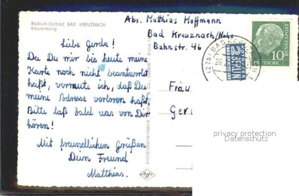 Bad Kreuznach Radium Solbad Kauzenburg – Bild 2