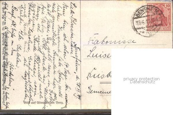 Bad Wimpfen Künstlerkarte Heinrich Hoffmann – Bild 2