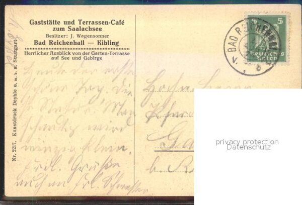 Bad Reichenhall Gaststätte Terrassen Cafe zum Salachsee – Bild 2