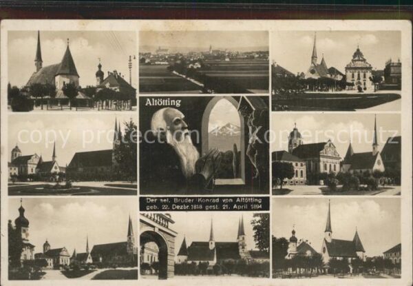 Altoetting Kloster Teilansichten Seliger Bruder Ko