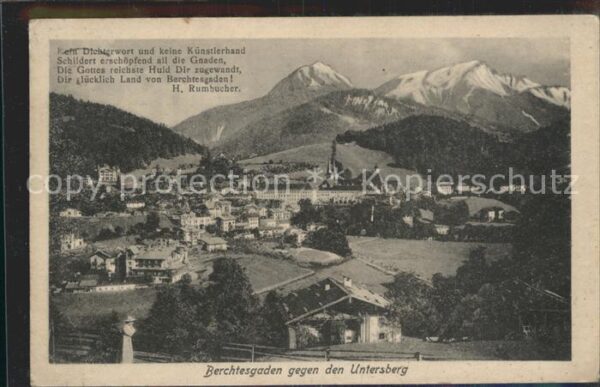 Berchtesgaden mit Untersberg