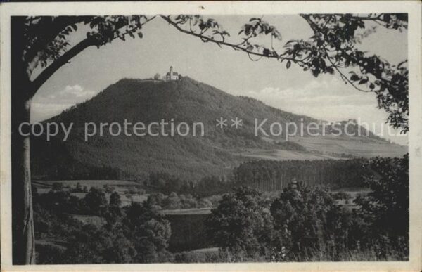 Hohenrechberg mit Wallfahrtskirche und Schlossruine