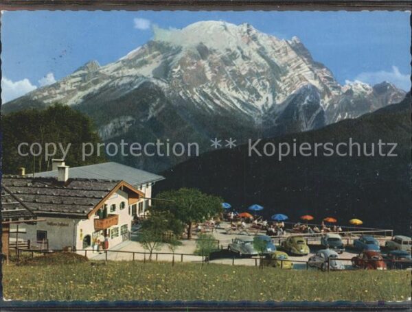 Ramsau Berchtesgaden Berggasthof Pension Zipfhäusl Terrasse