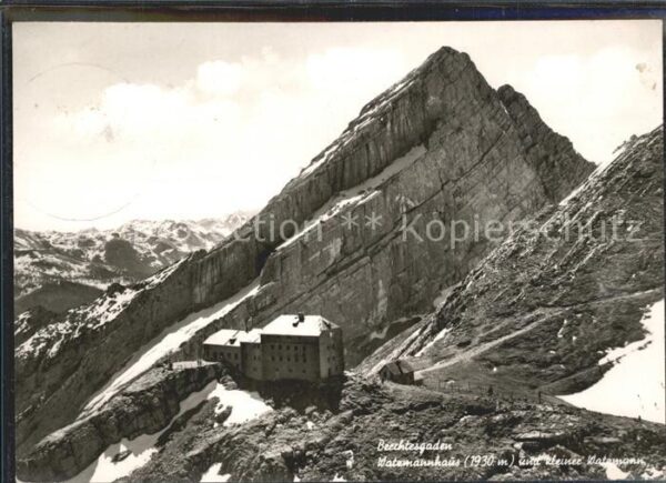 Berchtesgaden Watzmannhaus und Kl Watzmann