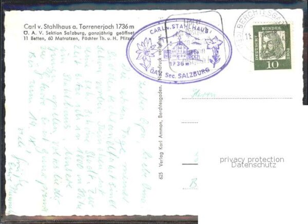 Berchtesgaden Carl von Stahlhaus am Torrenerjoch Land – Bild 2