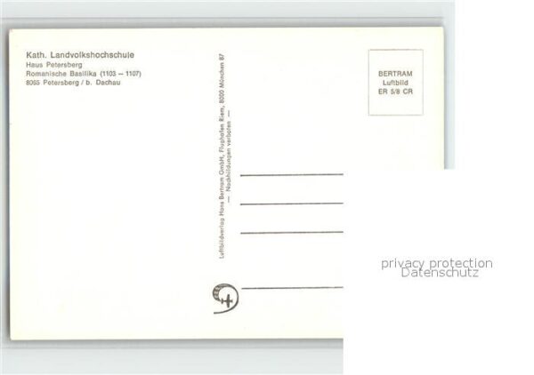 Petersberg Erdweg Kath Landvolkshochschule Fliegeraufnahm – Bild 2