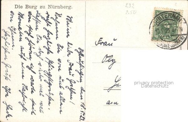 Nuernberg Burg Zeichnung – Bild 2