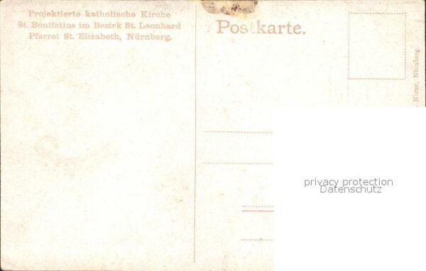 Nuernberg Projektierte kath Kirche St Bonifatius – Bild 2