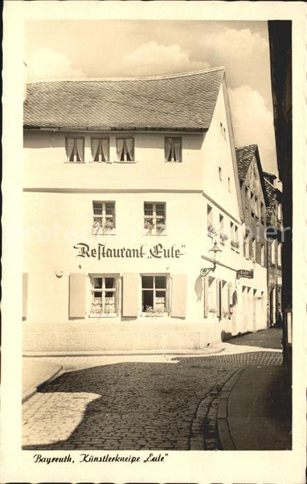Bayreuth Restaurant Eule Künstlerkneipe
