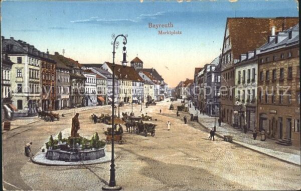Bayreuth Marktplatz Brunnen