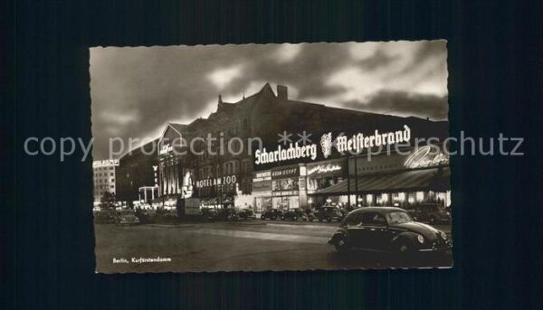 Berlin Kurfürstendamm bei Nacht