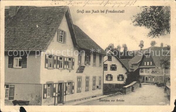Aach Dornstetten Gasthaus zur Brücke