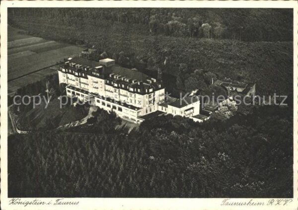 Koenigstein Taunus Taunusheim Fliegeraufnahme