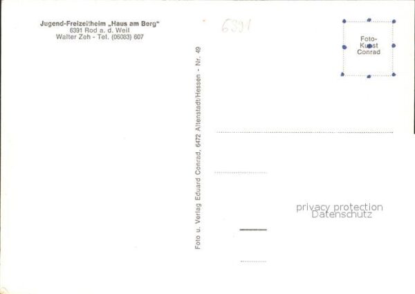 Rod Weil Jugend Freizeitheim Haus am Berg – Bild 2