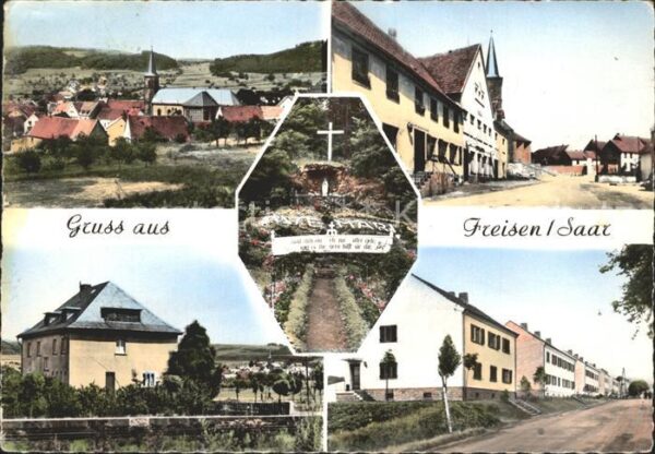 Freisen Panorama Strassenpartien Marien Gedenks