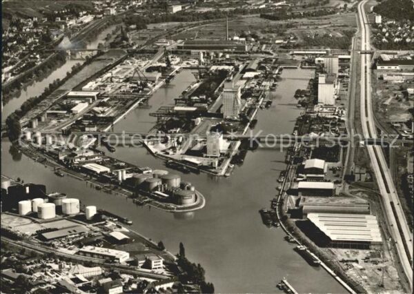 Stuttgart Neckarhafen Fliegeraufnahme