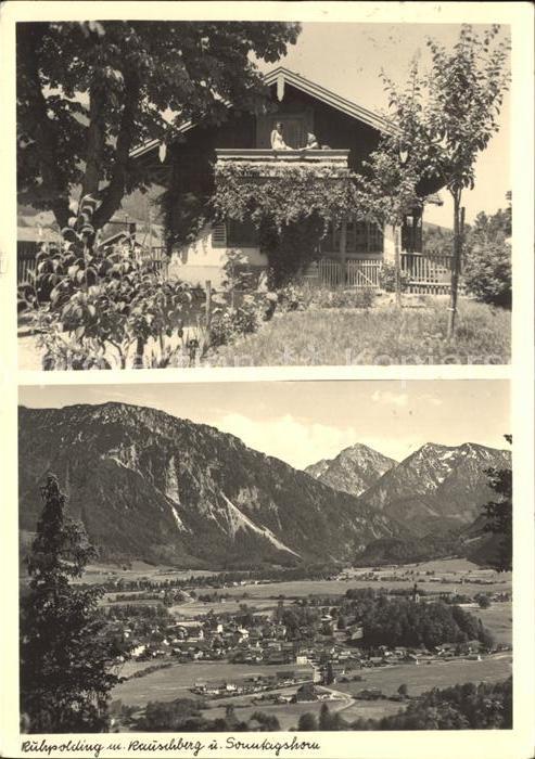 Ruhpolding mit Rauschberg und Sonntagshorn