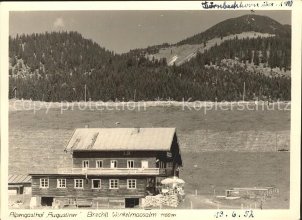 Winkelmoos Winklmoos Alpengasthof Augustiner Winkelmoosalm