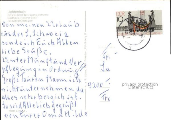Lichtenhain Sebnitz OT Altendorf Gasthaus Heiterer Blick – Bild 2