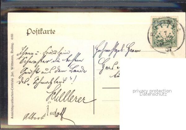 Falkenstein Allgaeu Ortsansicht mit Burg Falkenstein – Bild 2