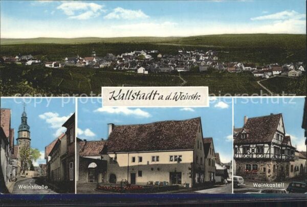 Kallstadt Odenwald Totalansicht Weinstrasse Winzergenossen