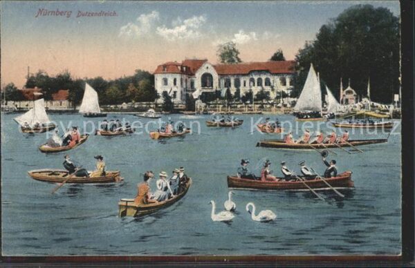Nuernberg Dutzendteich Bootspartien