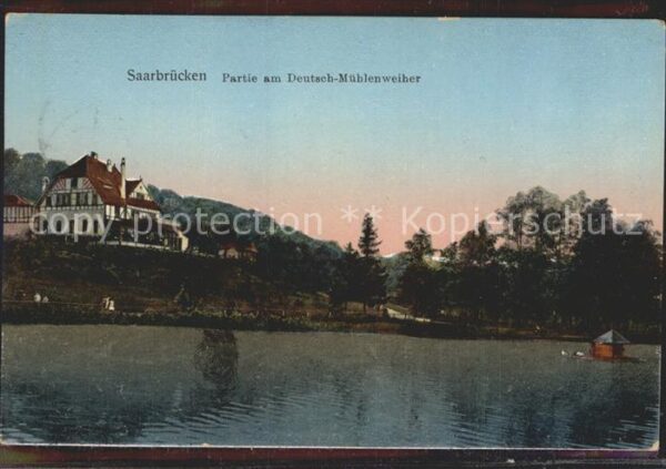 Saarbruecken Partie am Deutsch Mühlenweiher