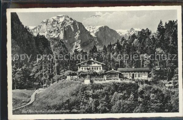 Bad Reichenhall Alpengaststätte Schroffen