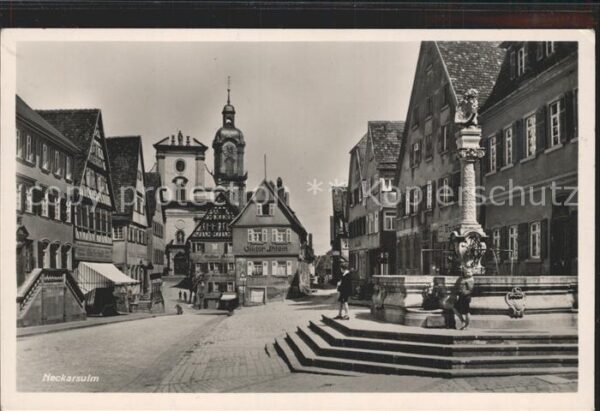Neckarsulm Marktplatz Brunnen