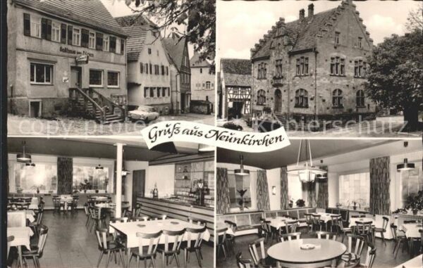Neunkirchen Baden Gasthaus zum Löwen Speisesaal Gastraum