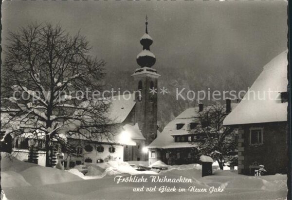 Inzell Dorfpartie zur Weihnachtszeit
