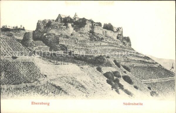 Ebernburg Burg von der Südostseit