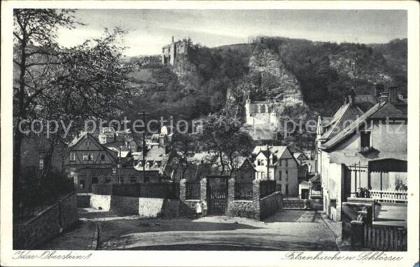 Idar-Oberstein mit Felsenkirche und Schloß