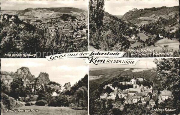 Kirn Nahe Lederstadt Schlösser Wartenstein und Dh