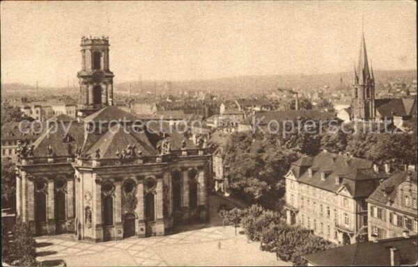 Saarbruecken mit Ludwigs- und St. Jakobskirche