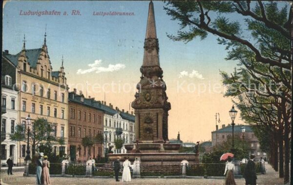 Ludwigshafen Rhein Luitpoldbrunnen