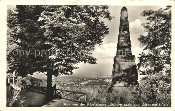 Bad Duerkheim Blick von Klosterruine Limburg
