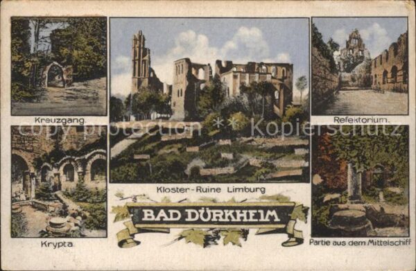 Bad Duerkheim Klosterruine Limburg Refektorium Mittel