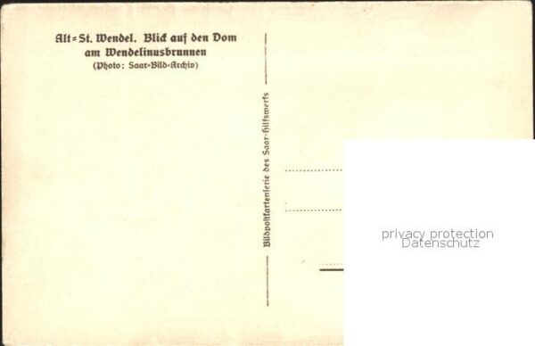St Wendel mit Dom und Wendelinsbrunnen – Bild 2
