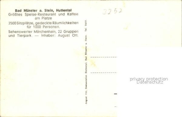 Bad Muenster Stein Ebernburg Restaurant Huttental Ruine Rheingrafens – Bild 2
