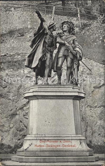 Bad Muenster Stein Ebernburg Hutten-Sickingen-Denkmal