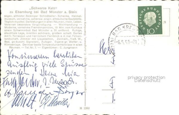 Ebernburg Restaurant Schwarze Katz – Bild 2