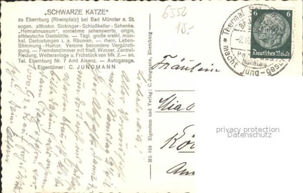 Ebernburg Sickinger Keller Schenke in der Schwarz – Bild 2