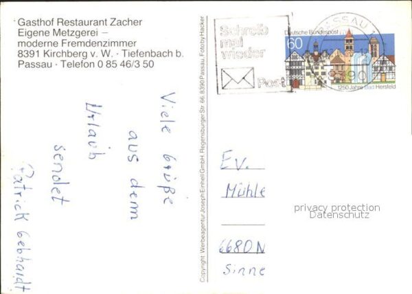 Kirchberg Passau Gasthaus Restaurant Zacher – Bild 2