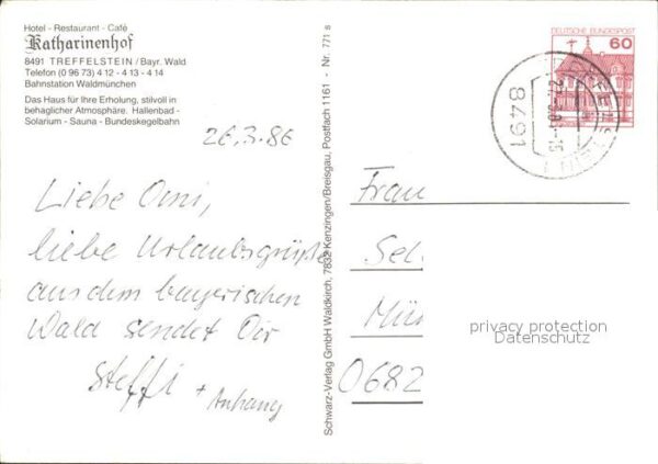 Treffelstein Hotel Restaurant Cafe Katharinenhof – Bild 2
