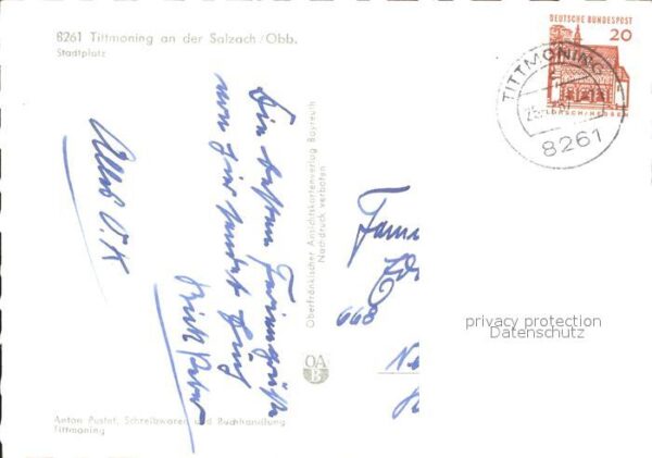Tittmoning Salzach Stadtplatz – Bild 2