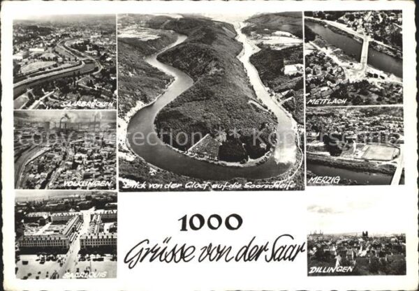 Saarbruecken Mettlach Merzig Dillingen Saarlouis und