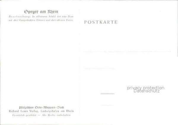 Speyer Rhein Wappen – Bild 2