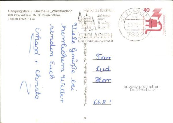 Oberkutterau Camping Waldfrieden – Bild 2