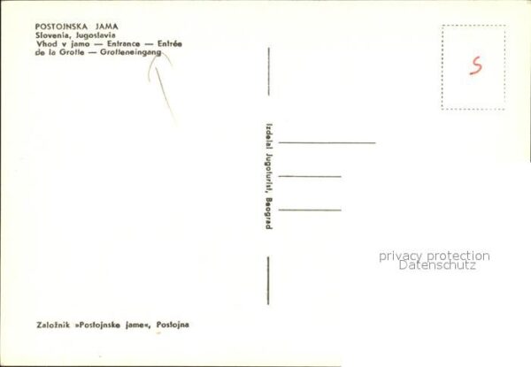 Postojnska Jama Grotteneingang – Bild 2